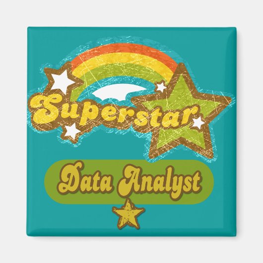 Superstar Data Analyst Magnet (Vorne)