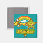 Superstar-Diätiker Magnet (Vorderseite/Rückseite)