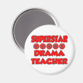 Superstar Drama Teacher Magnet (Vorderseite/Rückseite)