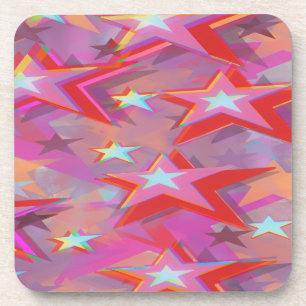 Superstar dreidimensionales Design Getränkeuntersetzer