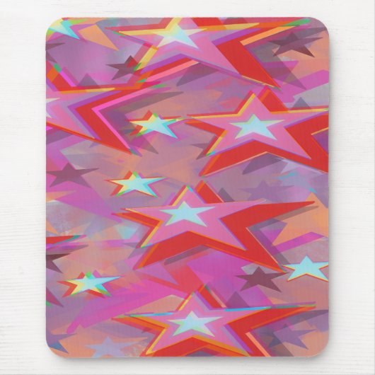Superstar Dreidimensionales Design Mousepad (Vorne)