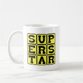 Superstar, extrem berühmt kaffeetasse (Links)