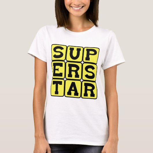 Superstar, extrem berühmt T-Shirt (Vorderseite)