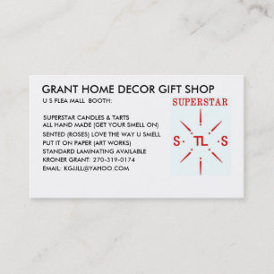 SUPERSTAR-FÖRDERUNGEN VISITENKARTE