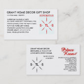 SUPERSTAR-FÖRDERUNGEN VISITENKARTE (Vorne/Hinten)