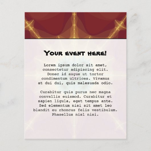 Superstar - Fraktal Art Flyer (Vorne)