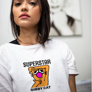 SUPERSTAR FUNNY GIBBY CAT-T - Shirt
