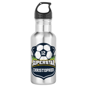 Superstar-Fußball-Kinder Edelstahlflasche
