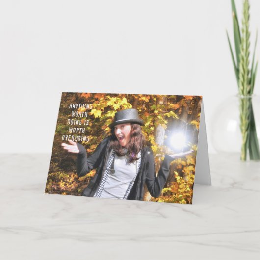 SUPERSTAR Grußkarte Dankeskarte (Vorderseite)