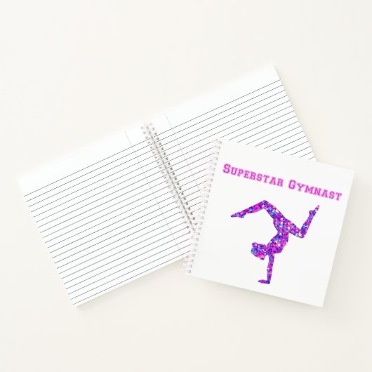 Superstar Gymnast Spiral Notebook Notizblock (Innenseite)