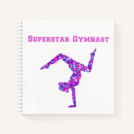 Superstar Gymnast Spiral Notebook Notizblock