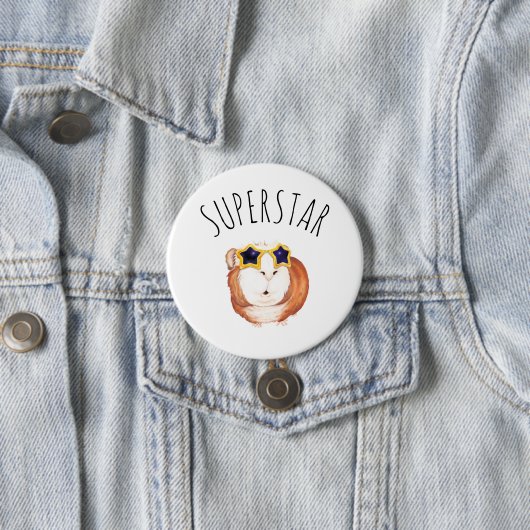 SUPERSTAR Happy Guinea Button (Beispiel)