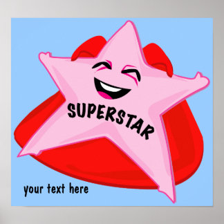 superstar humorvolles Poster! Poster