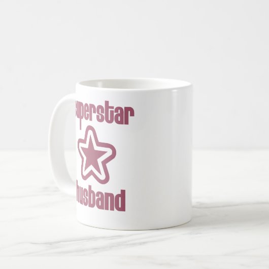 Superstar Husband Kaffeetasse (Vorderseite Links)