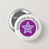 Superstar in der Ausbildung Button (Vorne & Hinten)