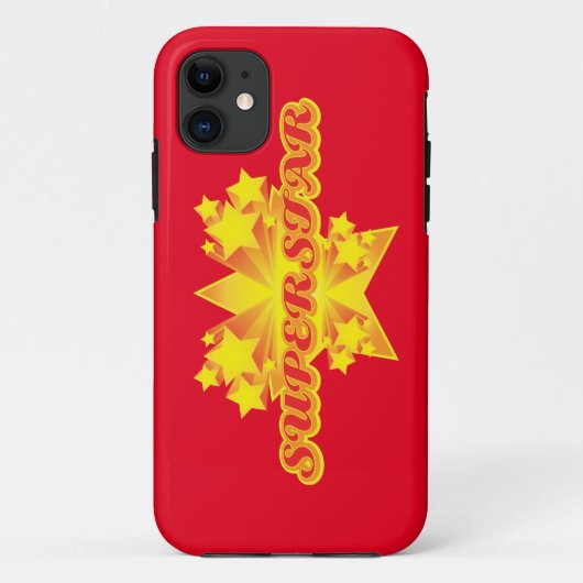 Superstar iPhone Case im Stil der 70er Jahre (Rückseite)