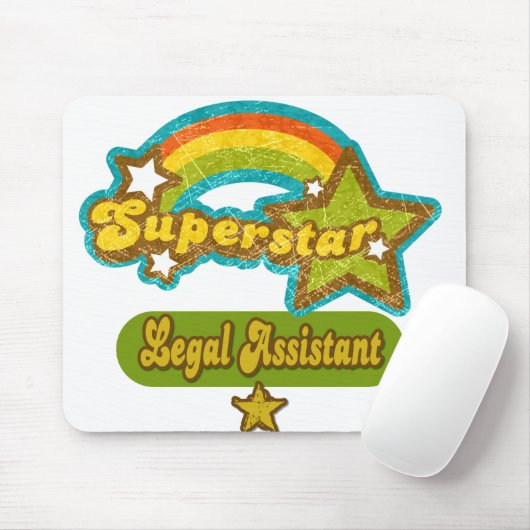 Superstar-Kanzleiassistent Mousepad (Mit Mouse)