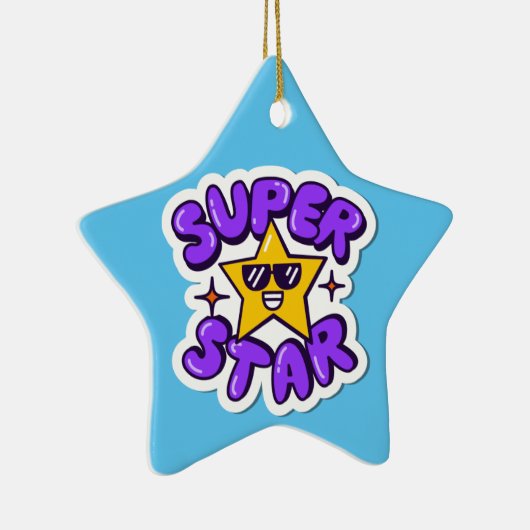 Superstar Keramik Ornament (Rechts)