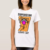 SUPERSTAR lustige Gibby Cat (Ginger) Damen T - Shi T-Shirt (Vorderseite)