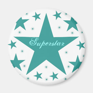 Superstar Magnet, Aquamarin Magnet
