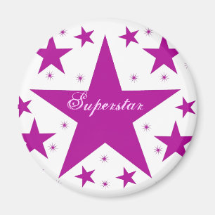 Superstar-Magnet, lila Magnet