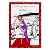 Superstar "Mama Cards" mit rotem Teppich (Vorne)