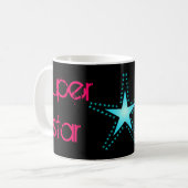 Superstar-Mama Kaffeetasse (Vorderseite Links)