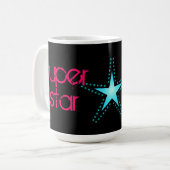 Superstar-Mama Kaffeetasse (Vorderseite Links)