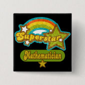 Superstar-Mathematiker Button (Vorderseite)