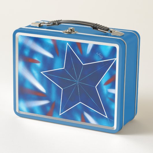 Superstar Metall Brotdose (Vorderseite)