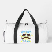 Superstar mit Sonnenbrille und Schnurrbart Duffle Bag (Rückseite)