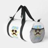 Superstar mit Sonnenbrille und Schnurrbart Duffle Bag (Rechte Ecke)