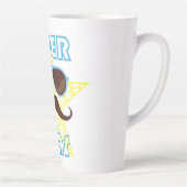 Superstar mit Sonnenbrille und Schnurrbart Milchtasse (Rechts)