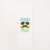 Superstar mit Sonnenbrille und Schnurrbart Yogamatte (Vorderseite)