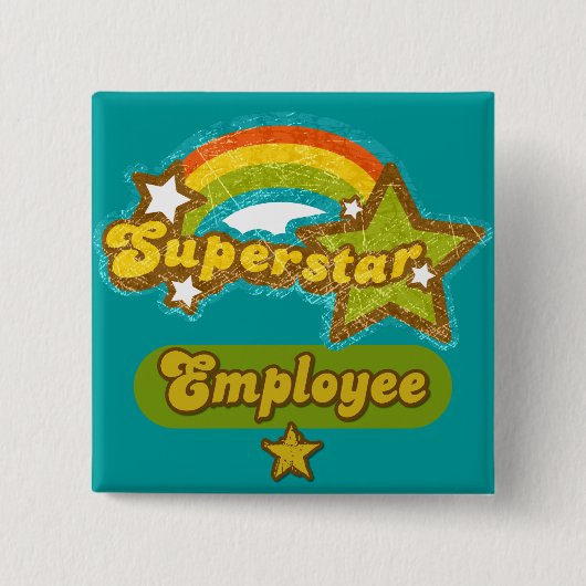 Superstar-Mitarbeiter Button (Vorderseite)