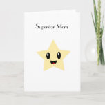 Superstar Mom Karte<br><div class="desc">Show your mom love love show with this fun card</div>