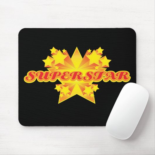 Superstar Mouse Pad Mousepad (Mit Mouse)