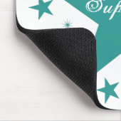Superstar Mousepad, Aquamarin Mousepad (Ecke)