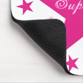 Superstar Mousepad, rosa Mousepad (Ecke)