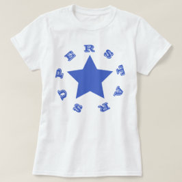 SUPERSTAR | Navy Blue Star Women's Basic T - Shirt