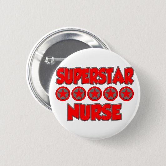 Superstar Nurse Button (Vorne & Hinten)