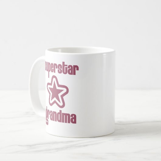 Superstar Oma Kaffeetasse (Vorderseite Links)