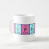 Superstar Periodenname Tasse (Vorderseite Links)