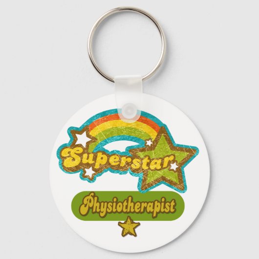 Superstar Physiotherapeut Schlüsselanhänger (Vorderseite)
