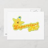 Superstar! Postkarte (Vorne/Hinten)