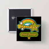 Superstar-Projektleiter Button (Vorne & Hinten)