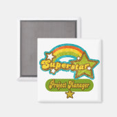 Superstar-Projektmanager Magnet (Vorderseite/Rückseite)
