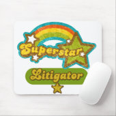 Superstar-Prozessanwalt Mousepad (Mit Mouse)