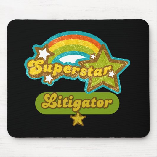 Superstar-Prozessanwalt Mousepad (Vorne)