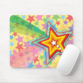 Superstar Rainbow Colorful Custom Gift Mousepad (Mit Mouse)
